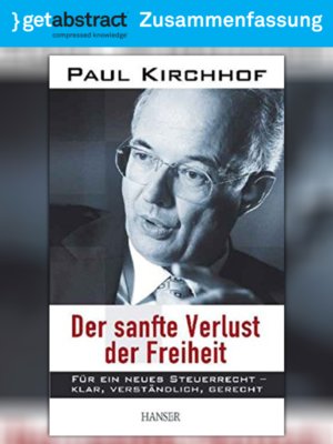 cover image of Der sanfte Verlust der Freiheit (Zusammenfassung)